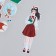 Plastic sticker "Dress the doll. School" 15x20 cm