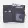 Women's wallet on a magnet, black color