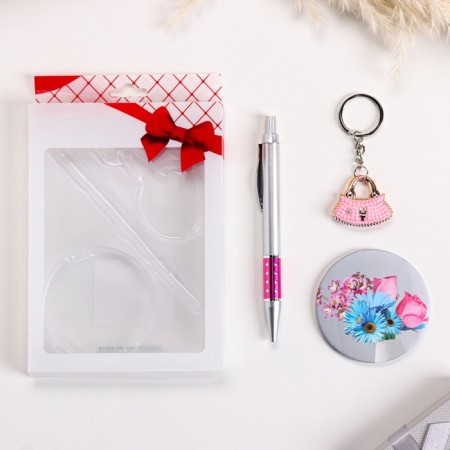 Gift set 2B1 (pen, mirror, keychain)-1