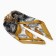 Women's scarf minku rr 70*70 cm, col. mustard