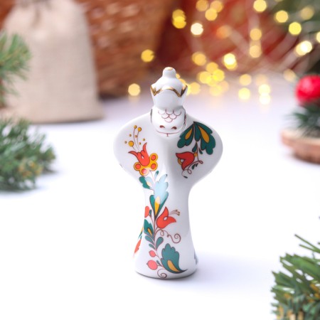 New Year. Souvenir "Meadow Snake with Crown", Gzhel-1