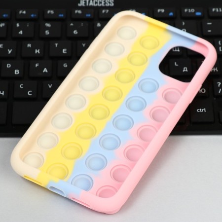 Pop it in the form of a case on the phone is silicone, multi -colored-2