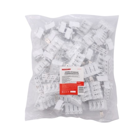 Spring Domestic connective KSP 4-pole with grounding and with mounting legs (50 pcs./Unit) rex-1