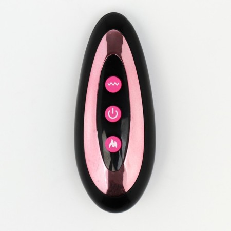 Vibrator Oka-Khpoki, realist, rotation, 10 modes, heating 39 ° C, PDU, 22 x 4.2 cm, bodily-6