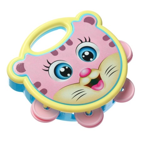 Rattle - tambourine "kids", heroes mix-4