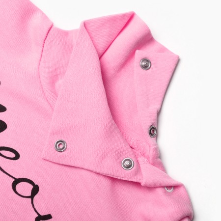 Turtleneck for girls, pink color, height 92 cm-1