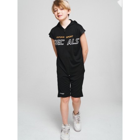 Sports suit for a boy, height 152 cm, dark blue color