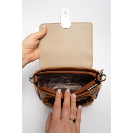 Cross-Body Bag, eco-leather, ludor red, 24x10x18 cm-4