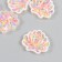 Shaker for the work of acrylic "shell" with glitter 0.5x3.5x3.1 cm