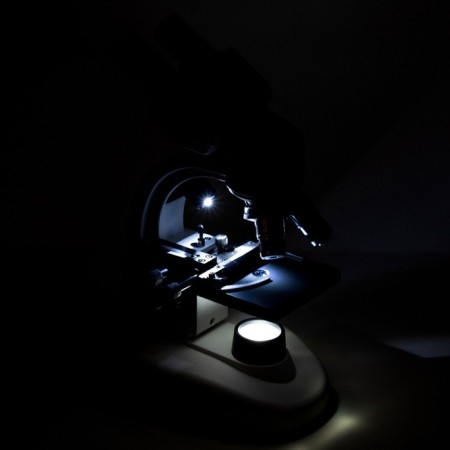 Microscope Laboratory multiplicity 40,100,400, backlight-8