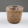 Kashpo wicker "safari", 15.5x15.5x13.5 cm, natural