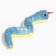 Soft toy "snake", 23 cm, color mix