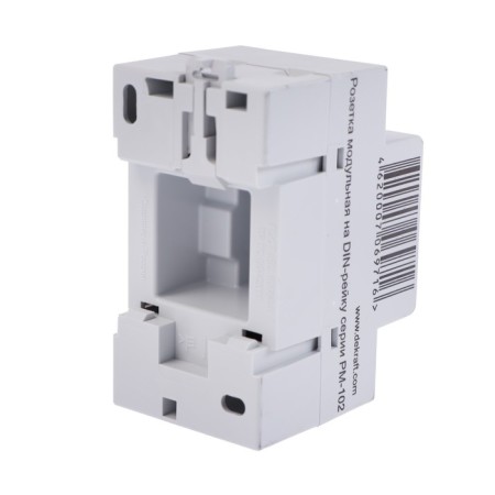 Modular SE DEKRAFT, 16 A, 250 V, DIN-RAKE, S/K, IP20, White, RM-102-1