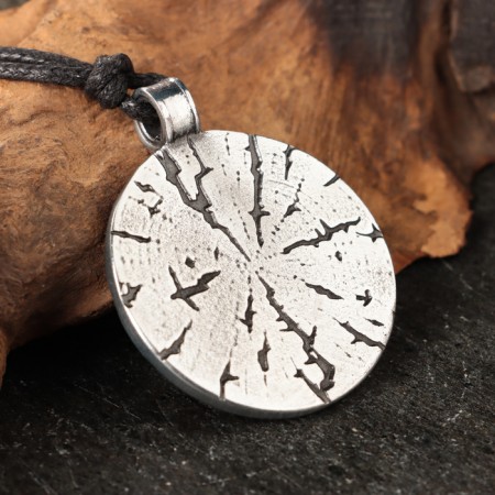 AMOUK "All -SHIENTING OK" with a stone turquoise, 35x43 mm, metallic-3