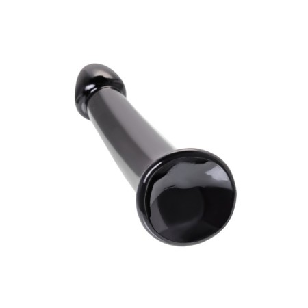 Unrealistic phallimitator Jelly Dildo L Toyfa Basic, TPE, Black Color, 20 cm-2