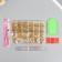 Set for creativity "Golden" set 24 types, tools, tweezers, stand, mat 2.5x12x18cm 74595