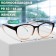 Ready glasses GA0672 (color: C1 black, orange; diopter: + 1; tint: no)