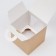 Packaging for one cupcake, craft, 9.2 x 9.2 x 11.1 cm