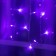 Garland "Curtain" 1.5 × 1 m, IP20, transparent thread, 180 LED, purple glow, 8 modes, 220 V