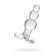 Sexus Glass anal plug, glass, transparent, 10.5 cm, d = 3.5 cm