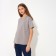 Women's T -shirt Minaku: Basic Line Color gray, size 48