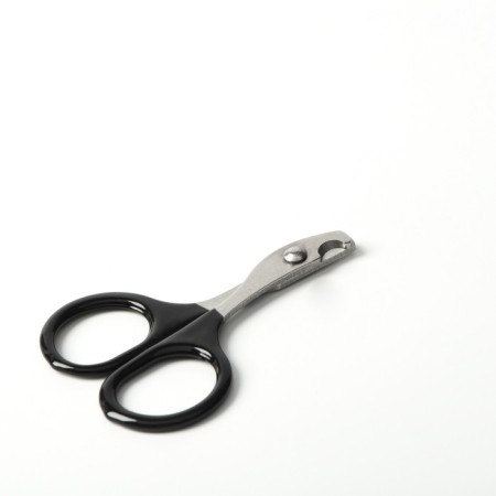 Coger scissors with rubberized handles, a hole of 6 mm, black-1