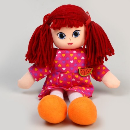Doll "Vika", with a brooch, 30cm-1