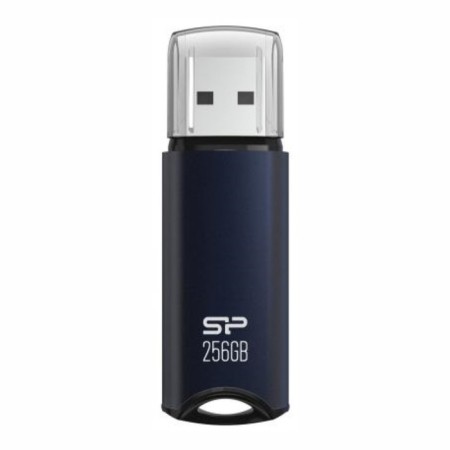 USB flash drive_256 Gb Silicon Power Marvel M02 Blue USB 3.0 / SP256GBUF3M02V1B-1