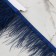 Braid with ostrich feathers, 8-10 cm, 5 ± 0.5 m, dark blue color