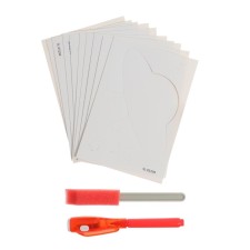 Set for Cosmos creativity, stencils, applicator, flashlight space