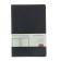 Deliciper of Leduced A5, 136 MEGAPOLIS FLEX sheets, artificial leather cover, block 70 g/m2, black