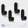 A set of metal self -adhesive hooks Savanna Black Loft Hook, 4 pcs, 2.8 × 5.5 × 1.8 cm