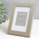 Photo frame Plastic "Gloria" 10x15 cm, with a pass, silver