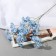 Artificial stained flowers 2x60 cm, blue