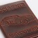 Cover for autoDocations and passports, brown color