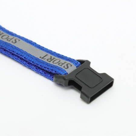 Collar "sport" with a reflective strip, 31 x 1 cm, blue-5