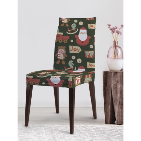 Czech for a chair "New Year's wooden toys", decorative, velor