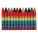 Loads wax 12 colors "crumb", triangular