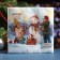 Napkins Paper New Line Fresco Snowman and children 2 layers 20 sheets 33*33