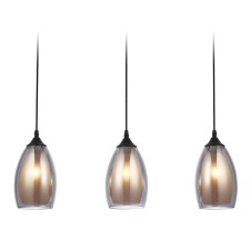 Suspended Ambrella Light, Modern, TR3537, 3HE27, Black Color