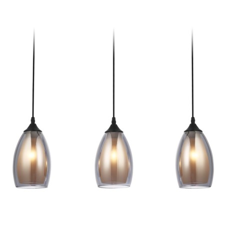 Suspended Ambrella Light, Modern, TR3537, 3HE27, Black Color
