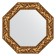 Mirror in the baguette frame, Byzantium gold 99 mm, 68.8x68.8 cm