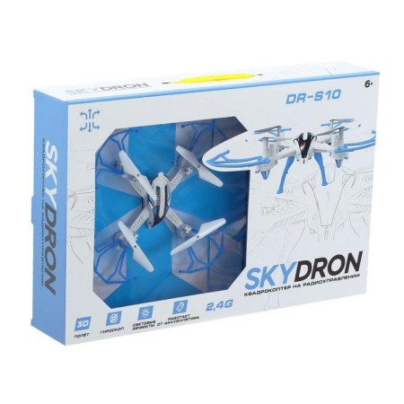 A quadrocopter radio -controlled Skydrone works on the battery, the color is blue-7