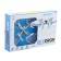A quadrocopter radio -controlled Skydrone works on the battery, the color is blue