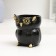 Figure Kashpo "Council" 0.35l, black with gold, 10x11x10cm