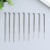 Fasting needles, set 9 pcs: 7.9 cm, 8.6 cm, 9 cm