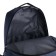 Youth backpack from textiles, external pocket, blue color