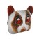 Pillow on the headrest Matech Animals Line, Loris, 30 x 25 x 10 cm, white, sand