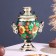 The set "Poppies on the Green", a stoker, 3 objects, a samovar 3 l, a teapot 0.7 l, tray