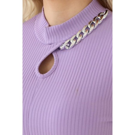 Women's dress, size 52, purple color-3